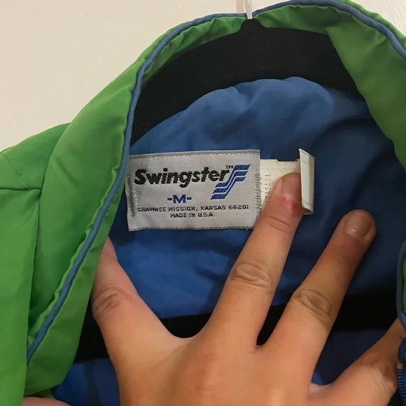 Vintage Kawasaki Green Jacket - Medium - Picture 3 of 3